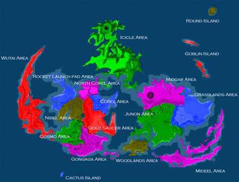ff7 map locations|Final Fantasy VII/Locations .